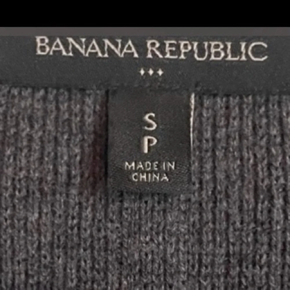 Banana Republic Charcoal Grey Full-Zip Longline Cardigan Small Classiccore - Picture 6 of 12